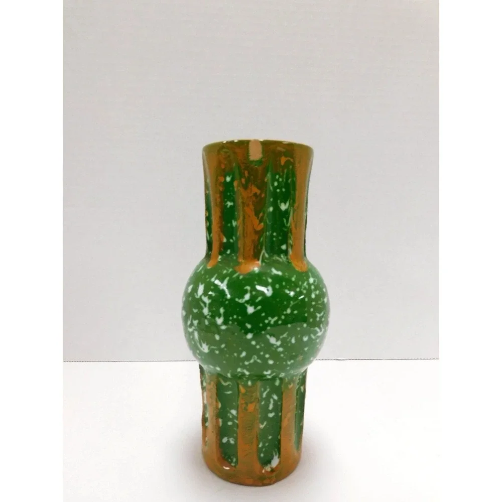 Mid 20th Century Rustic Pottery Vase Made In Italy DW760